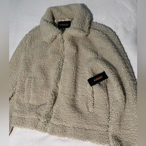 Collared Neck fleece jacket